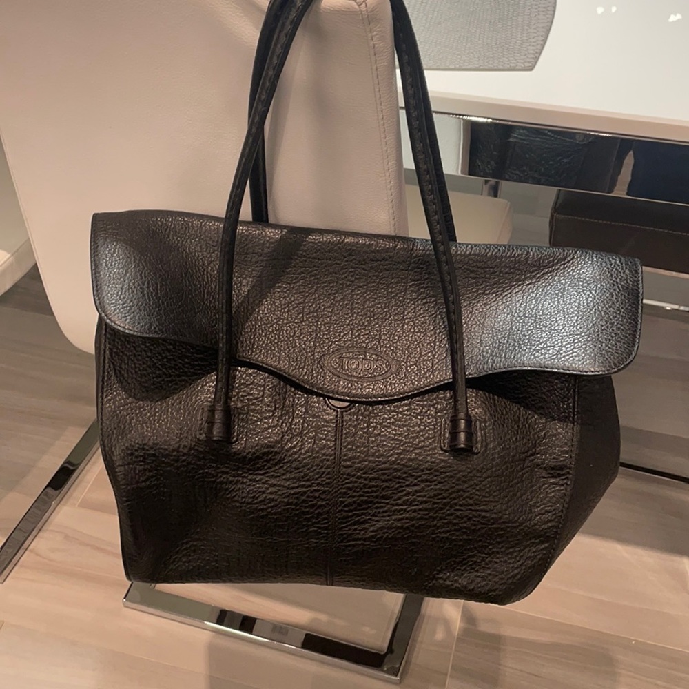 Tod’s Large Wave Bag Black